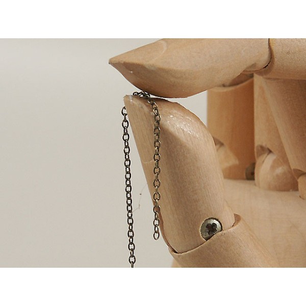 SECONDS: Chain by the metre, fine Cable, 1.5x2mm, Antique Bronze