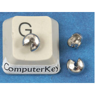 Crimp Bead Cover, 5.2x 5.8x4mm, platinum plate, per 50