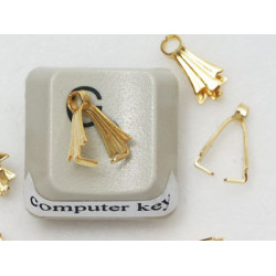 Small Claw Bail, gold plated