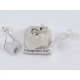 Glue On Loop Bail, silver plate