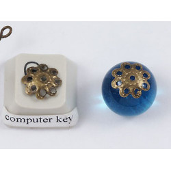 BULK PACK Bead Cap, 10mm, filigree, NF ant. bronze plate, bag of 100