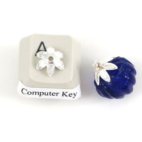 Bead Cap, 8mm, six petal flower filigree, silver plate, bag of 100