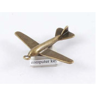 Big Brass Aeroplane pendant