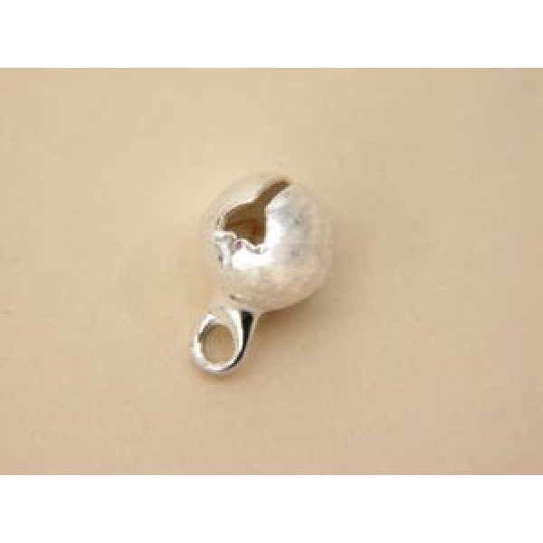 Charm, Bell, silver colour, per 5