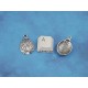 Charm / Pendant, Ladybug, Lady Bird, antiqued silver