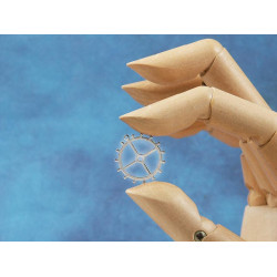 Steampunk Cog Wheel Gear Sprocket 19mm, platinum colour