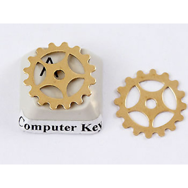 Steampunk Brass Cog Wheel Gear Sprocket 16mm