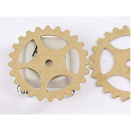 Steampunk Brass Cog Wheel Gear Sprocket 25mm