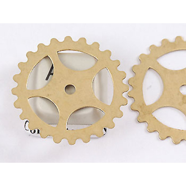Steampunk Brass Cog Wheel Gear Sprocket 25mm