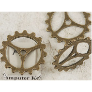 Steampunk ant. bronze Cog Wheel Gear Sprocket 23mm