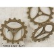 Steampunk ant. bronze Cog Wheel Gear Sprocket 23mm