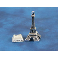 Giant Eiffel Tower, antique silver