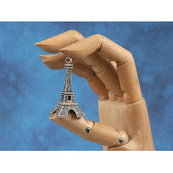 Giant Eiffel Tower, antique silver