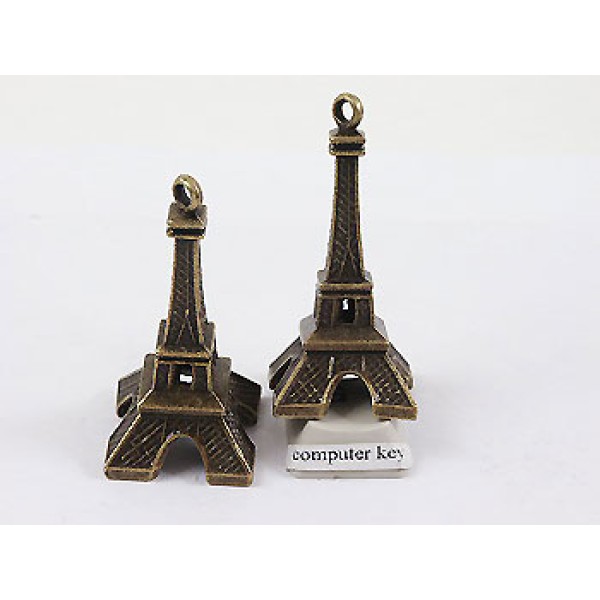 Giant Eiffel Tower, antique bronze