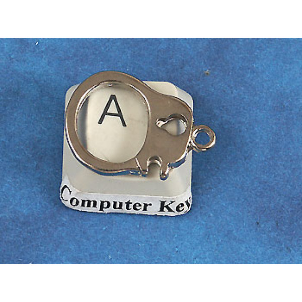 Charm, Handcuff, 18mm, nickel colour