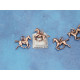 Charm, Horse running, antiqued copper