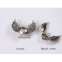My Heart has Wings, NF platinum colour, 28x36mm
