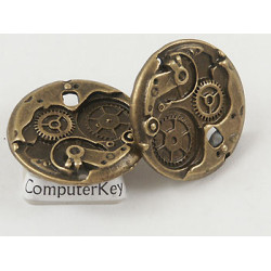Watch clock Time Machine Charm Pendant 25mm