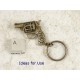 Big Pistol Gun, 33mm, antiqued bronze