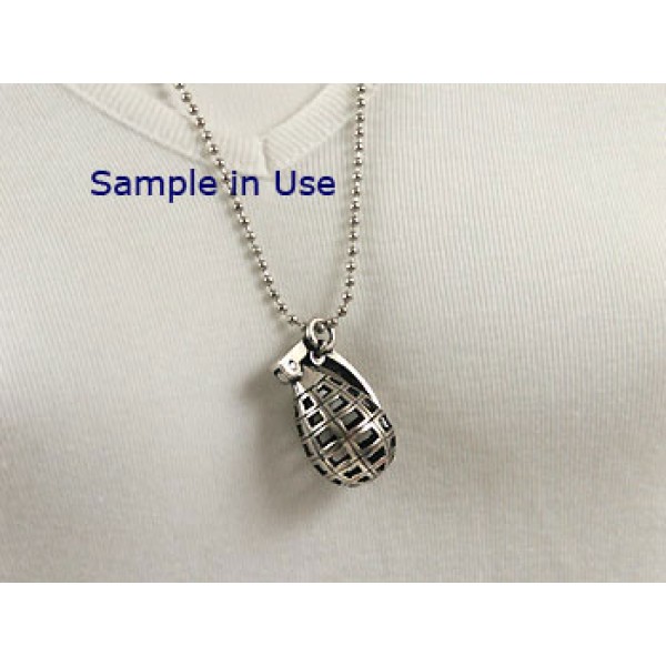 Da BOMB! Big Hand Grenade, 36mm, antiqued silver