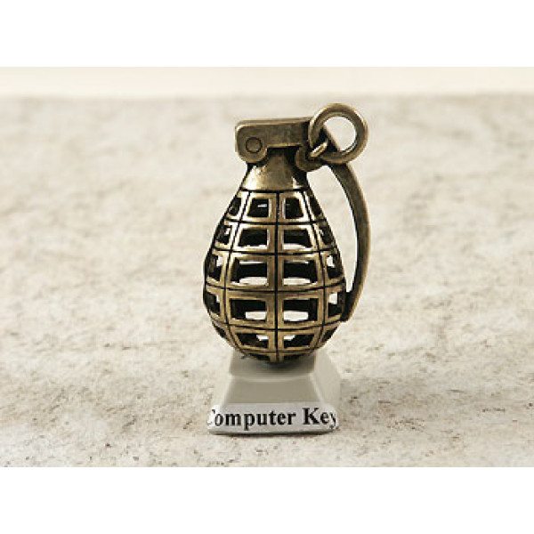 Da BOMB! Big Hand Grenade, 36mm, antiqued bronze