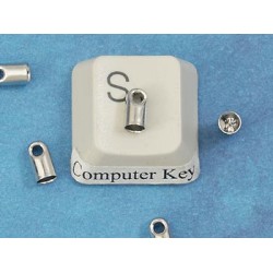 Cord End, 2.4mm ID, nickel free, bag of 20