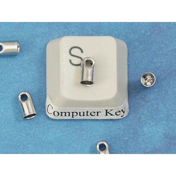 Cord End, 2.4mm ID, nickel free, bag of 20