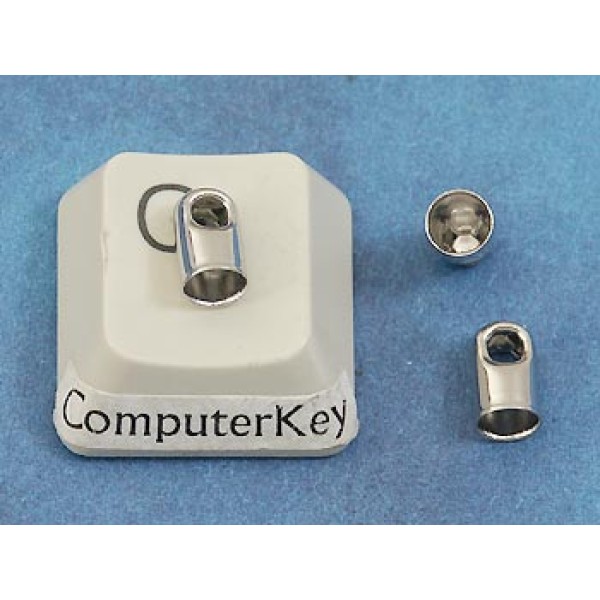 Cord End, 3.2mm ID, nickel free, bag of 20