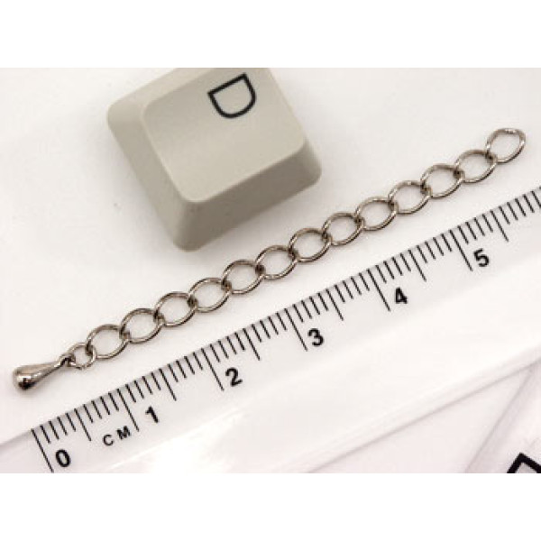 Extender Chain, 5cm nickel free, each