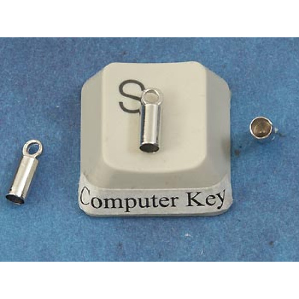 Cord End, 2.1mm ID, nickel free, per 20