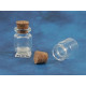 Glass Bottle with Cork, 22x27mm