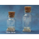 Glass Bottle with Cork, 22x27mm