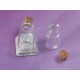 Glass Bottle with Cork, small, 13x23mm