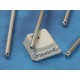 Hair Stick, 125mm, nickel colour