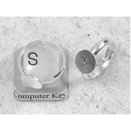 Childrens size Ring Shank, 8mm pad, nickel free