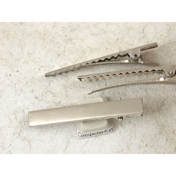 SECONDS: Alligator Hair Clip, 57mm x 8.5mm wide top, ideal for hair pieces, hat clips, fascinator clips