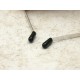 BULK PACK 20 Headband Tips, Black Rubber End Tips, 6mm black, bag of 20 pair