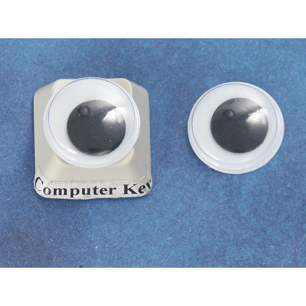 Craft Eyes, rolly 15mm, sold per bag of 100 pairs