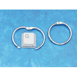 Book Binding Ring, 29mm, nickel colour