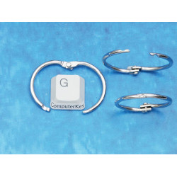 Book Binding Ring, 29mm, nickel colour