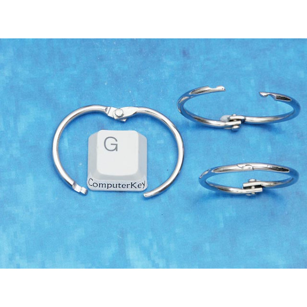 Book Binding Ring, 29mm, nickel colour