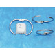 Book Binding Ring, 29mm, nickel colour