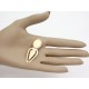 DISCOUNT: 18x13mm Bookmark Form, Stamped brass, oval pad
