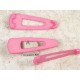 Nylon cover for Hair Snap, medium pink