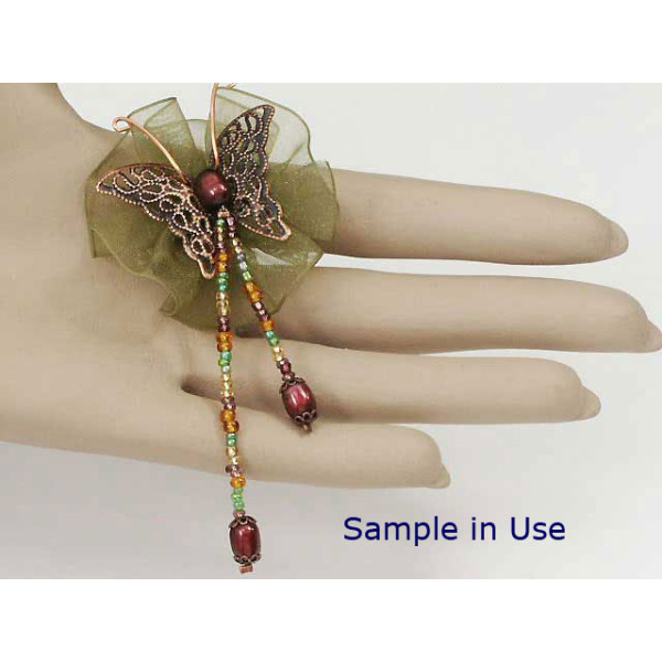 BULK PACK 50 Filigree Butterfly, antiqued brass colour 27x40mm