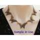 BULK PACK 50 Filigree Butterfly, antiqued brass colour 27x40mm