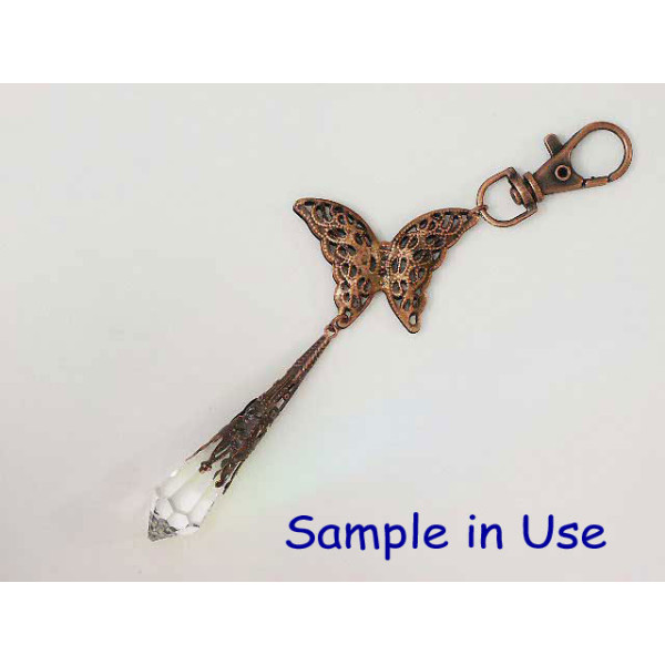 BULK PACK 50 Filigree Butterfly, antiqued brass colour 27x40mm