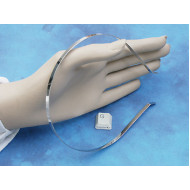 Hair Band, Platinum colour metal, 5mm wide, each