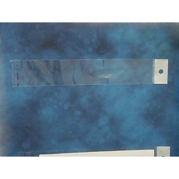 Cellophane hang-sell bag, 195x50mm, per 50