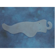 Anklet display card, opaque plastic, bag of 50